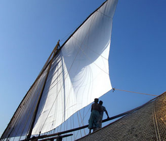 Les voiles anciennes du Bangladesh